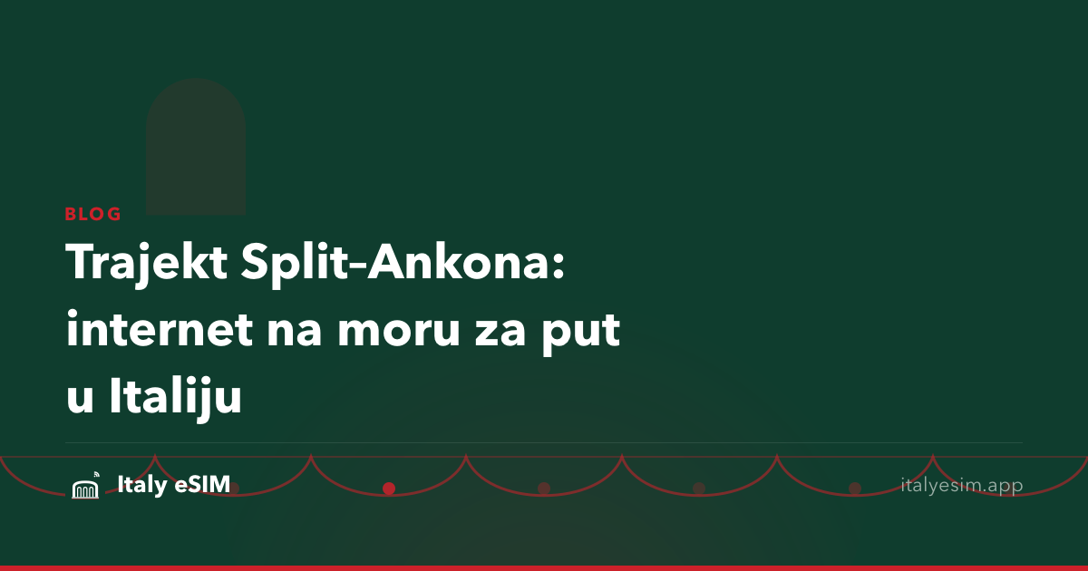 Trajekt Split–Ankona: internet na moru za put u Italiju