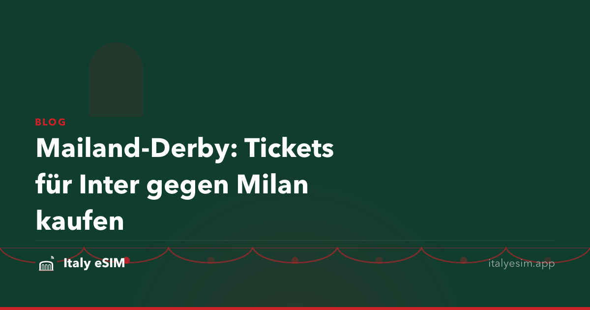 Mailand-Derby: Tickets für Inter gegen Milan kaufen