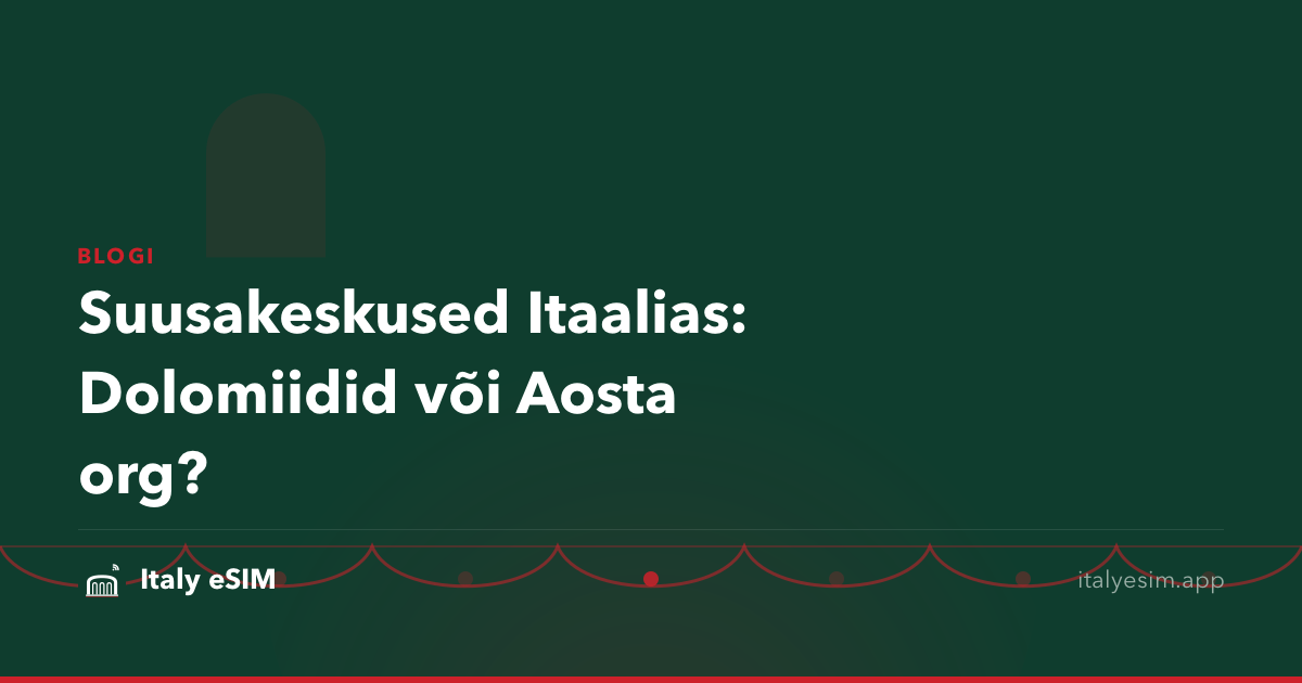 Suusakeskused Itaalias: Dolomiidid või Aosta org?