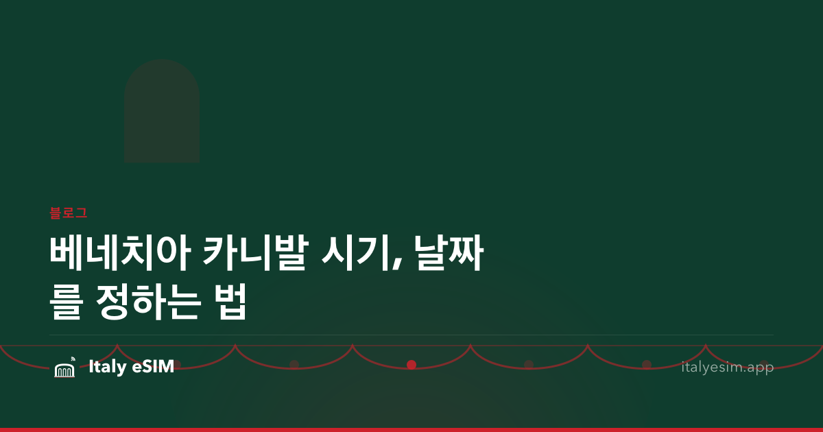 베네치아 카니발 시기, 날짜를 정하는 법