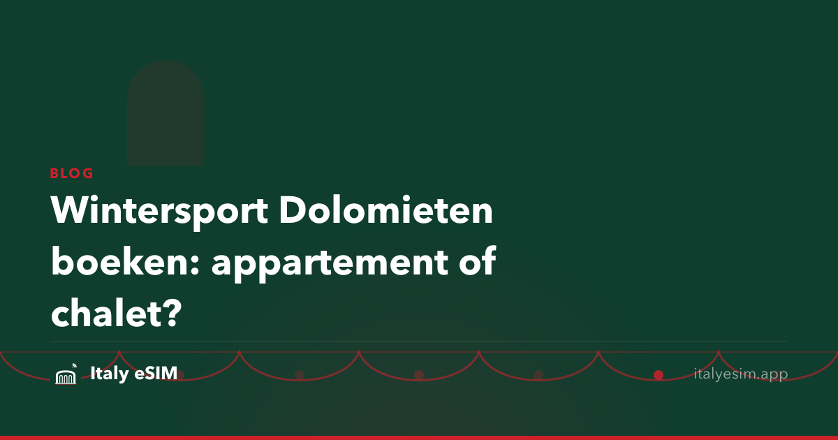 Wintersport Dolomieten boeken: appartement of chalet?